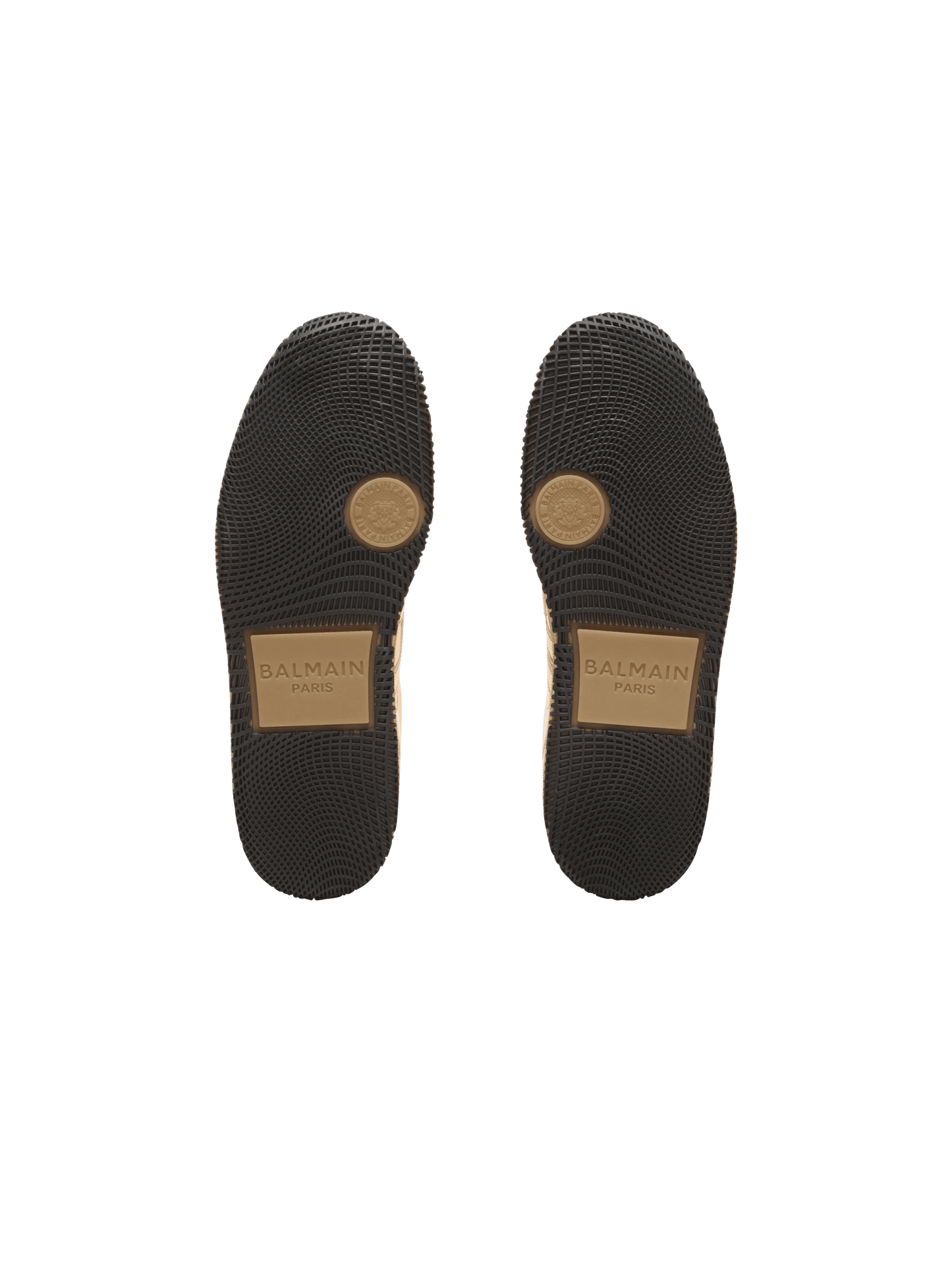 Balmain Swan trainers in mirror-effect leather